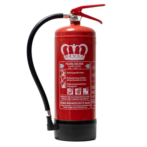 König 6 kg Pulverlöscher ABC Dauerdruck 10 LE DIN EN3