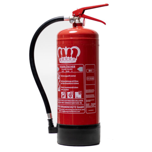 König 6 kg Pulverlöscher ABC Dauerdruck 10 LE DIN EN3 – Bild 2