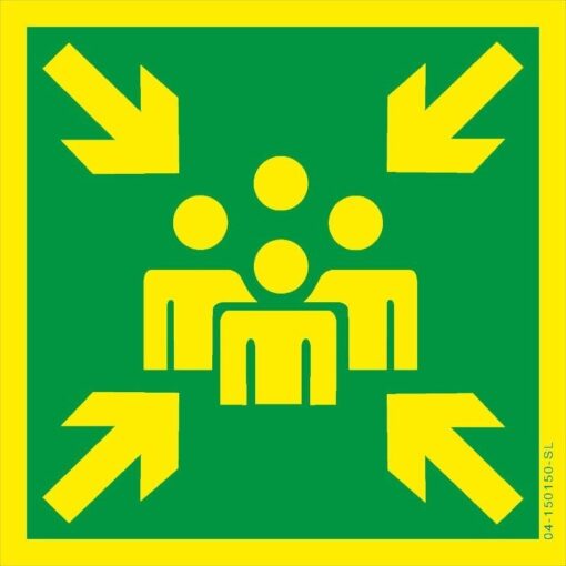 Rettungszeichen Sammelstelle bgv-a8-e11-2